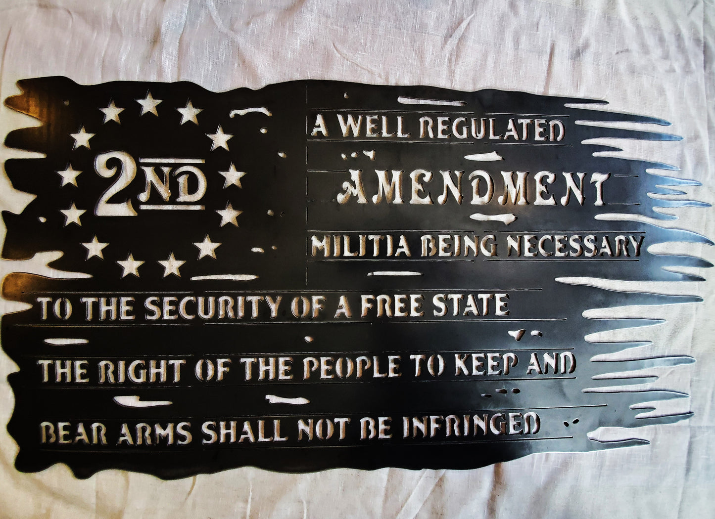 2nd Amendment Flag - Tattered