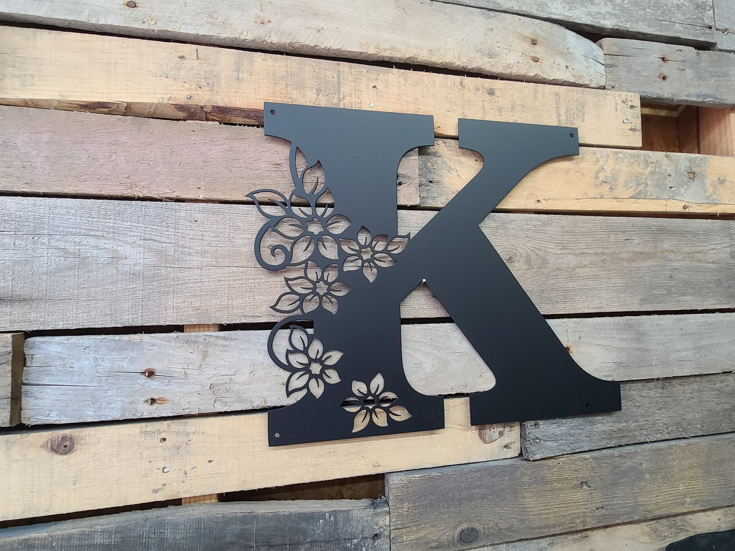 Flower Monogram Letter