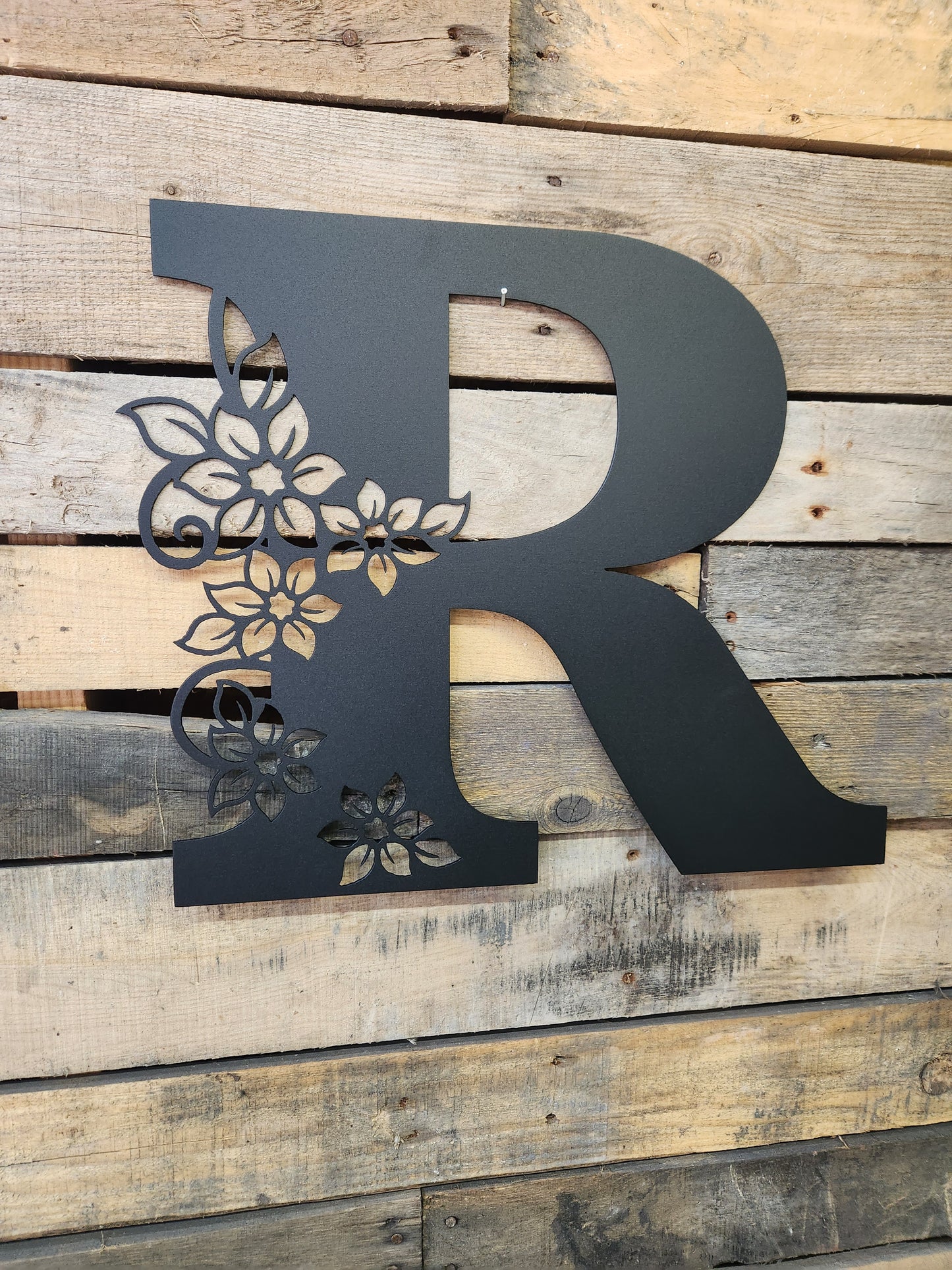 Flower Monogram Letter