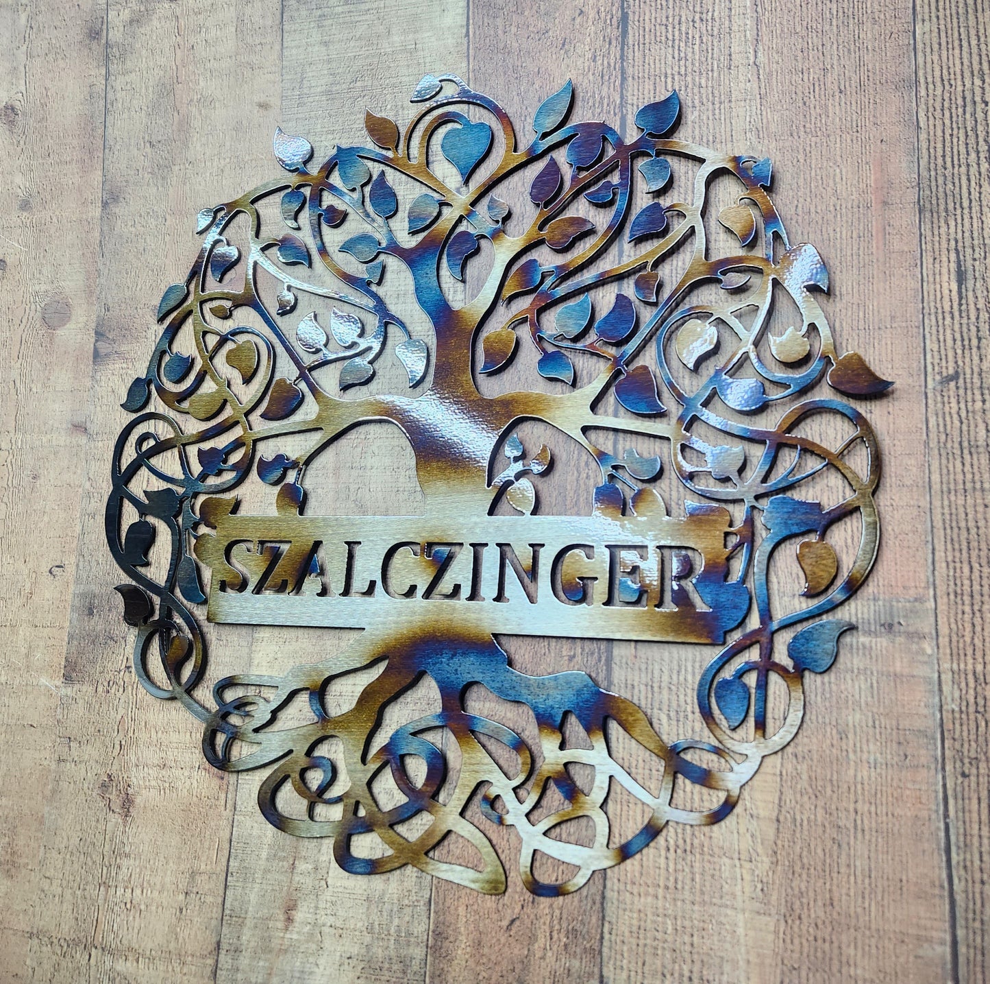 Tree of Life Curly Monogram
