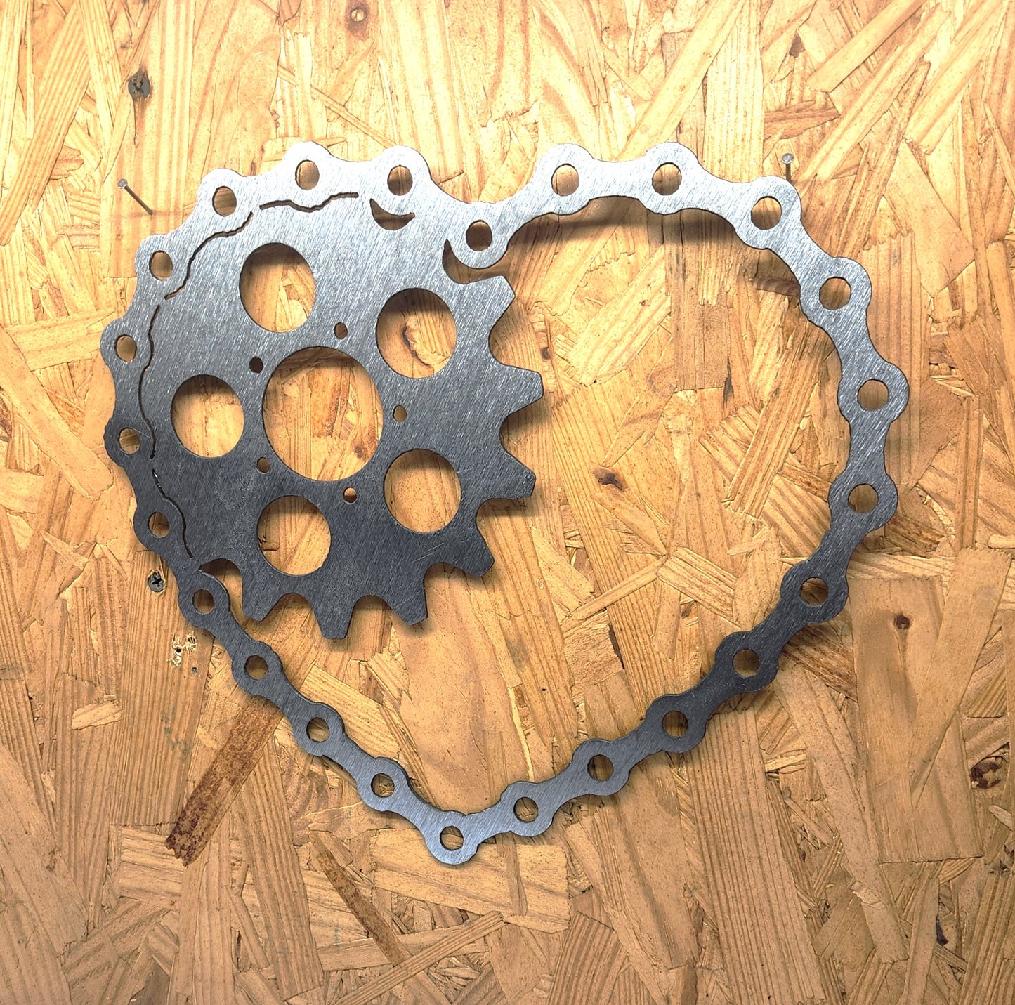 Chain Heart with Gear