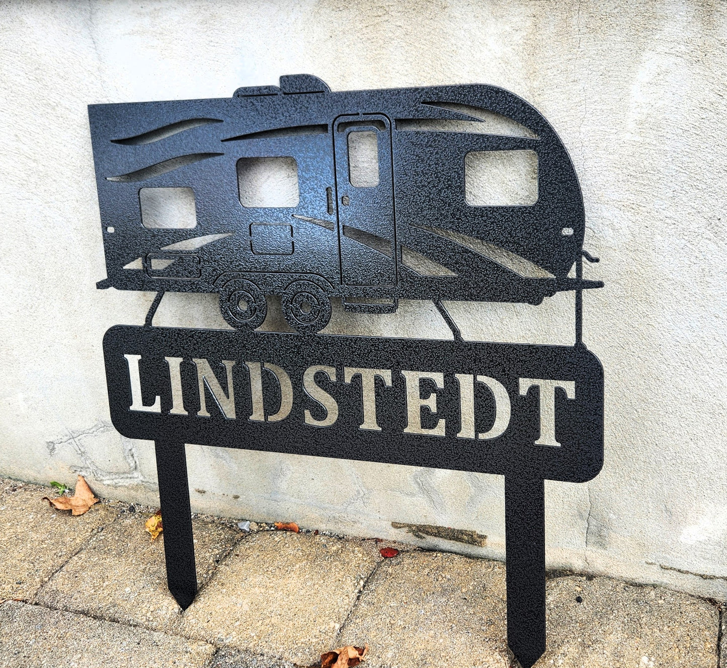 Camper Travel Trailer Monogram