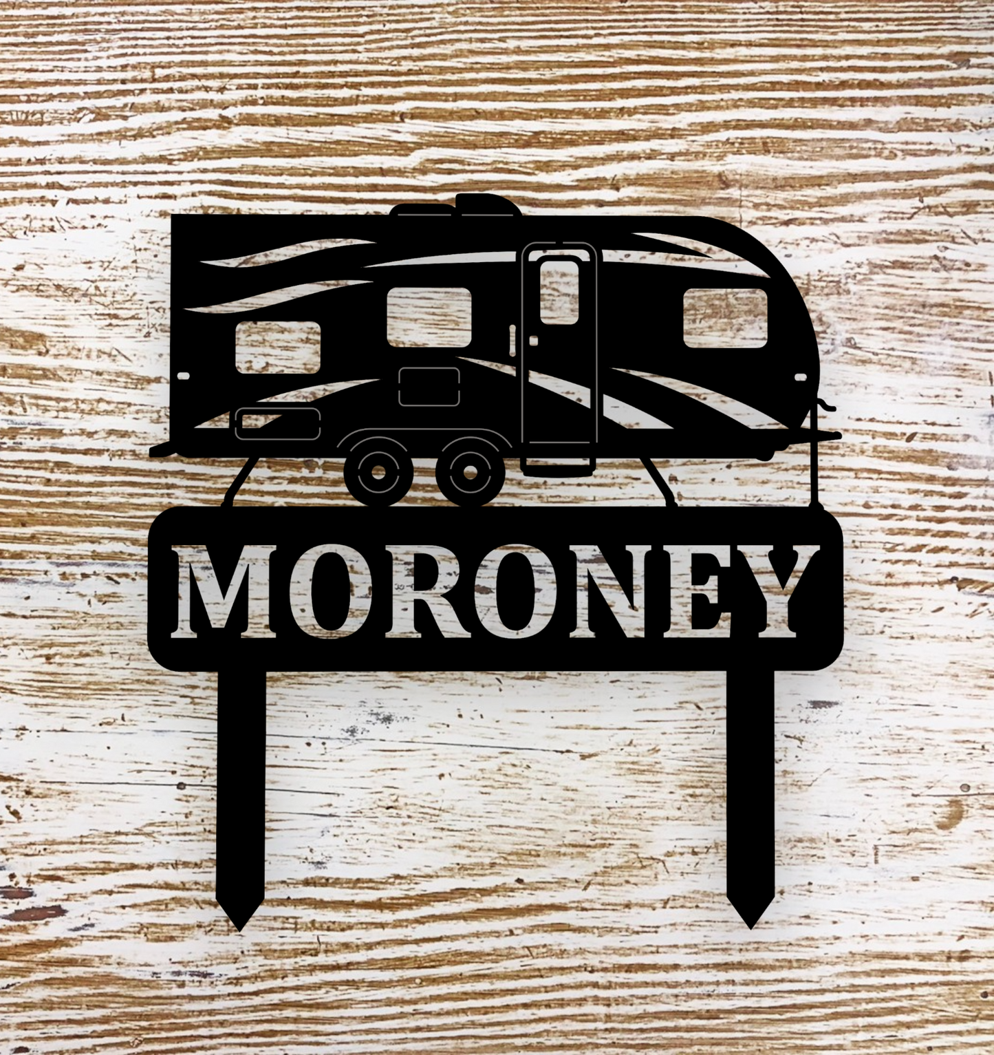 Camper Travel Trailer Monogram