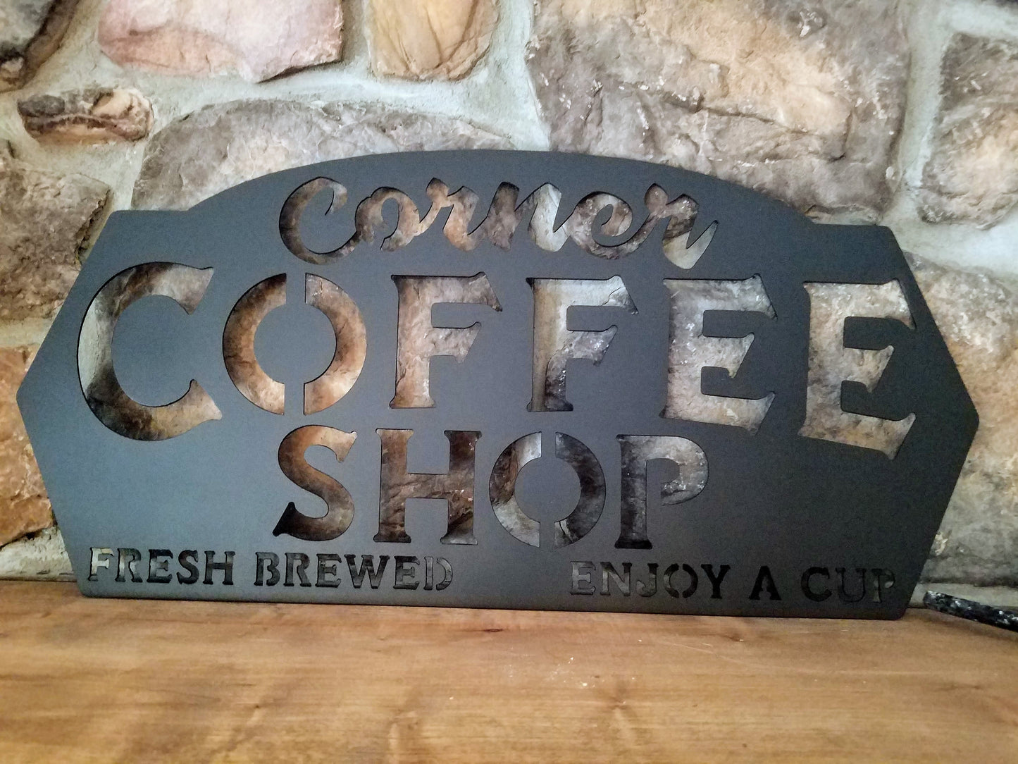Corner Coffee Shop Kitchen Home Décor
