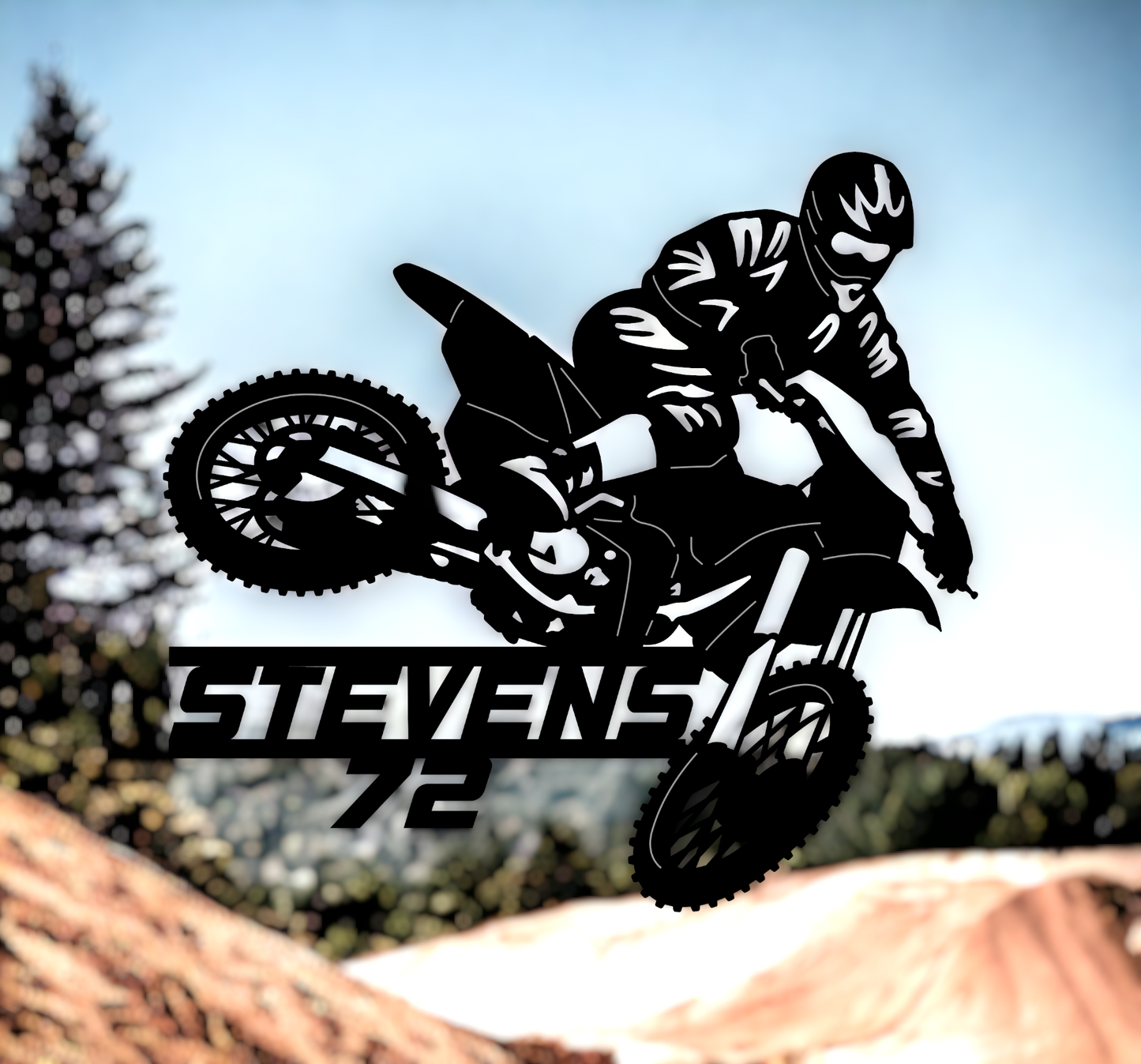 Dirt Bike Monogram