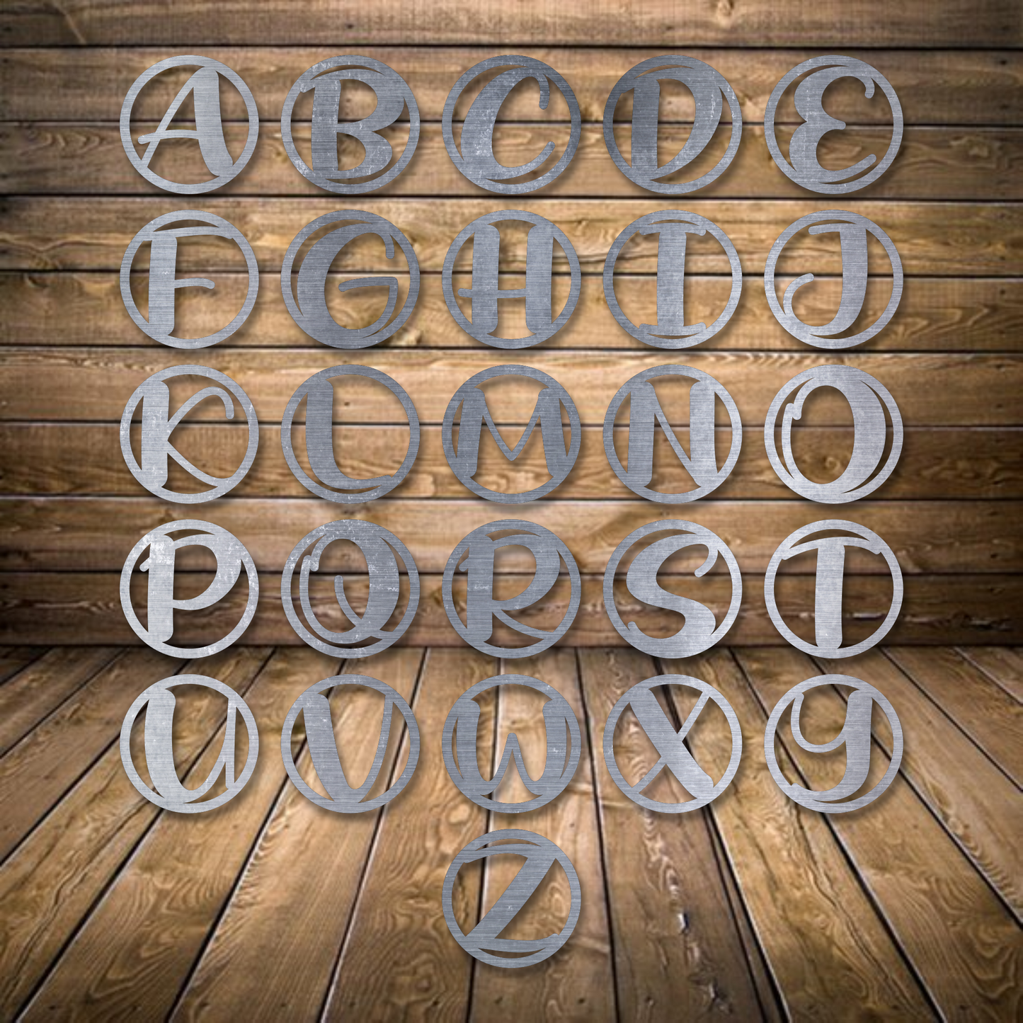 Monogram Circle Split-Style 1