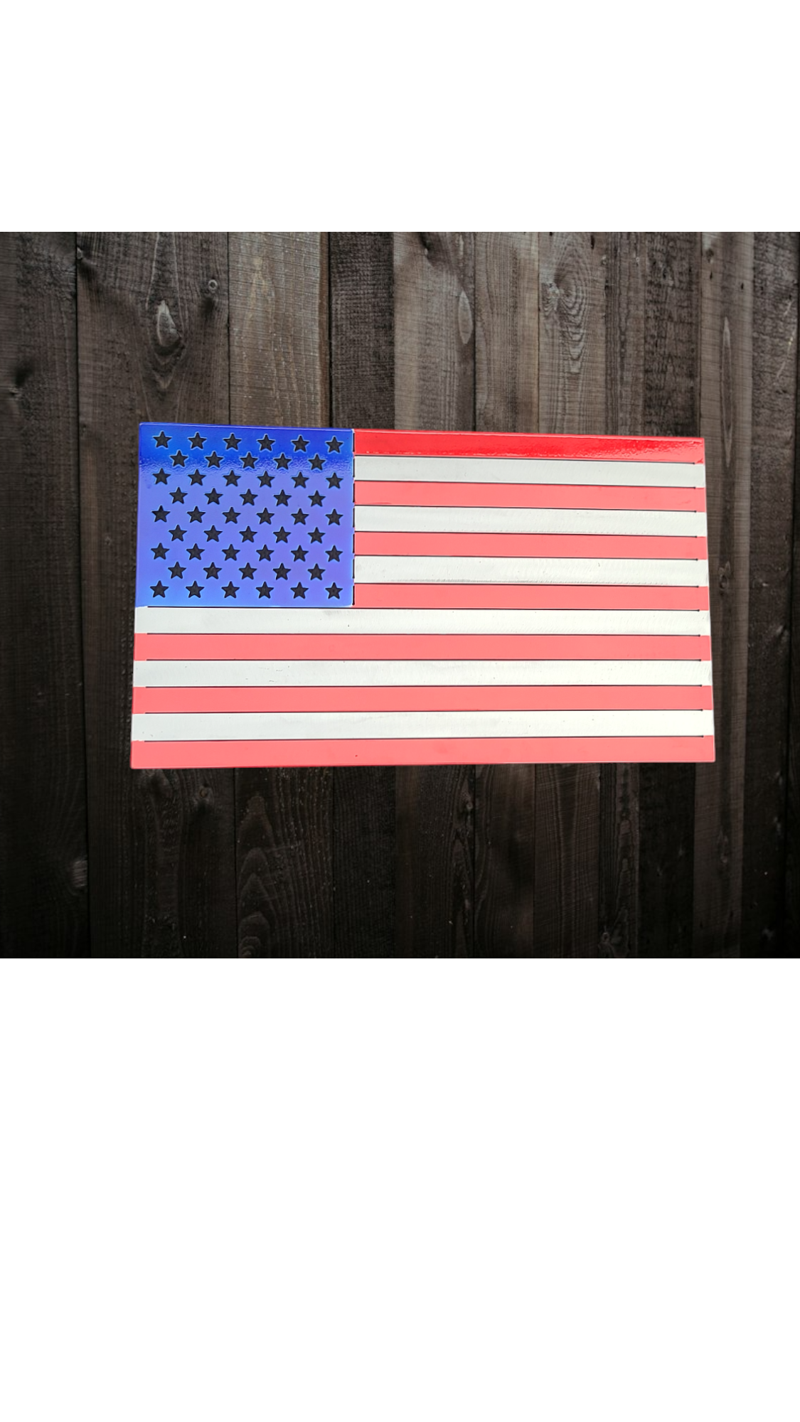 Standard American Flag metal sign