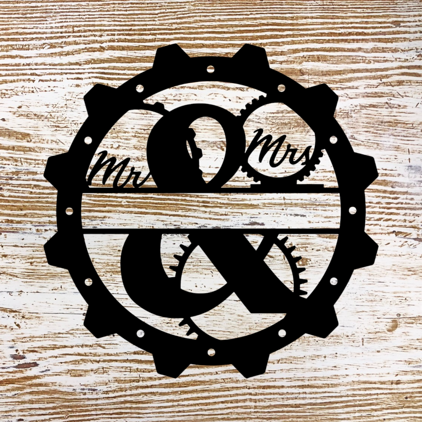 Steampunk Mr & Mrs Monogram