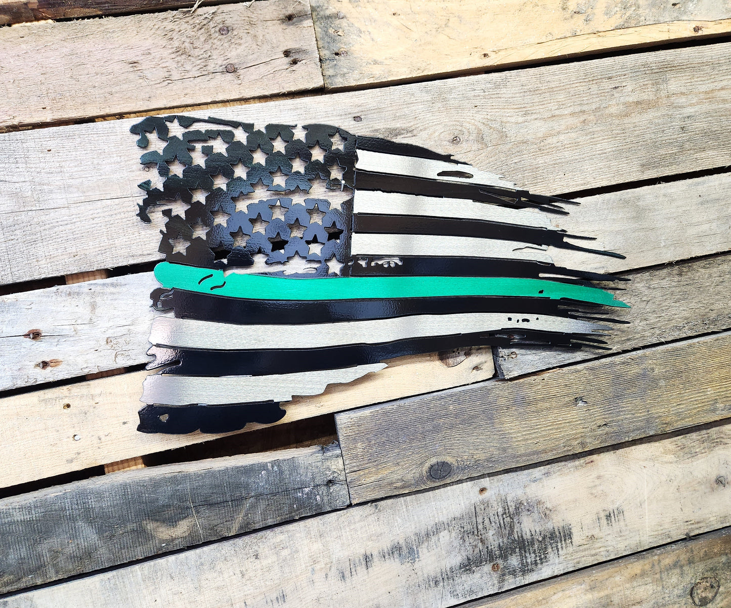Tattered Thin Line Flag