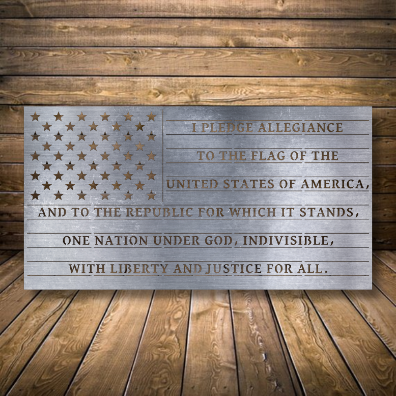 Pledge of Allegiance Standard Flag