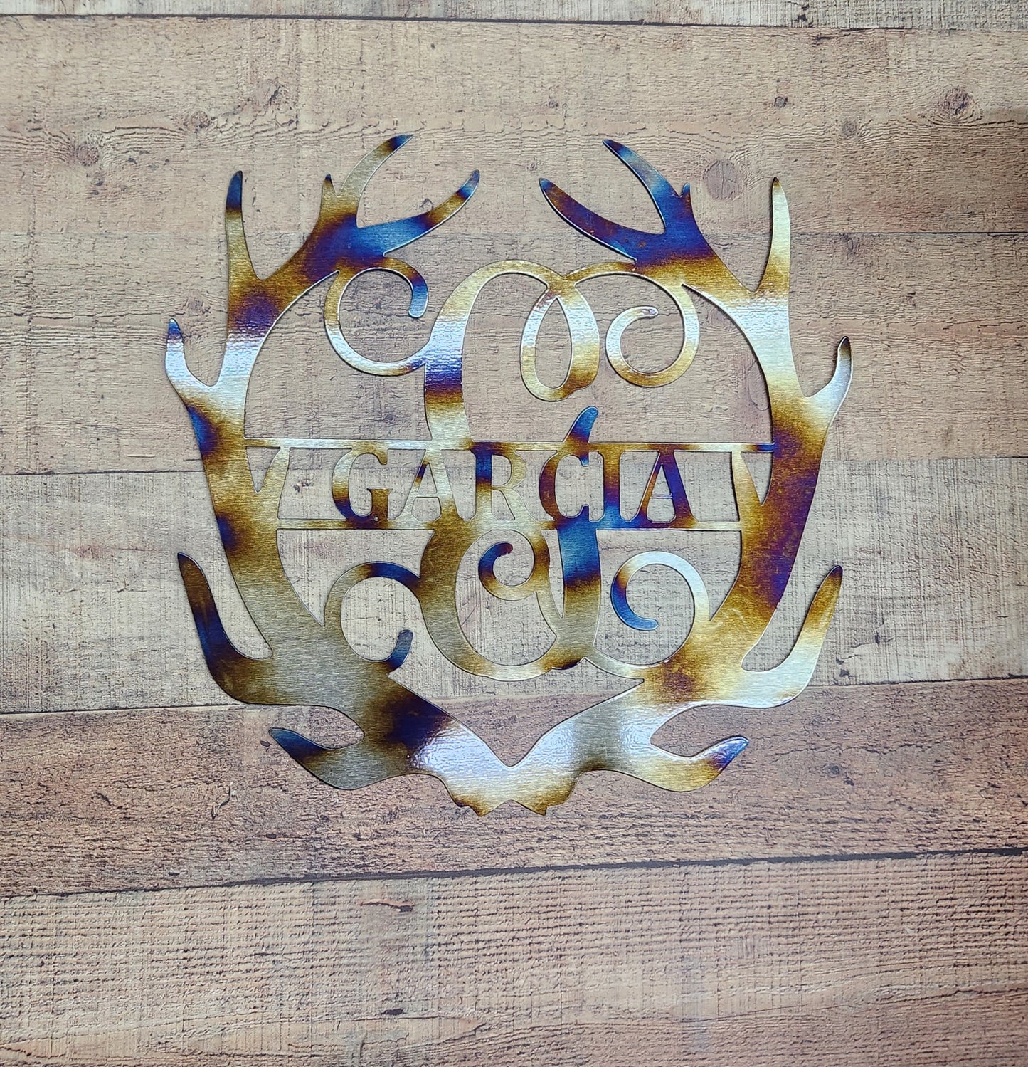 Antler Wreath Monogram