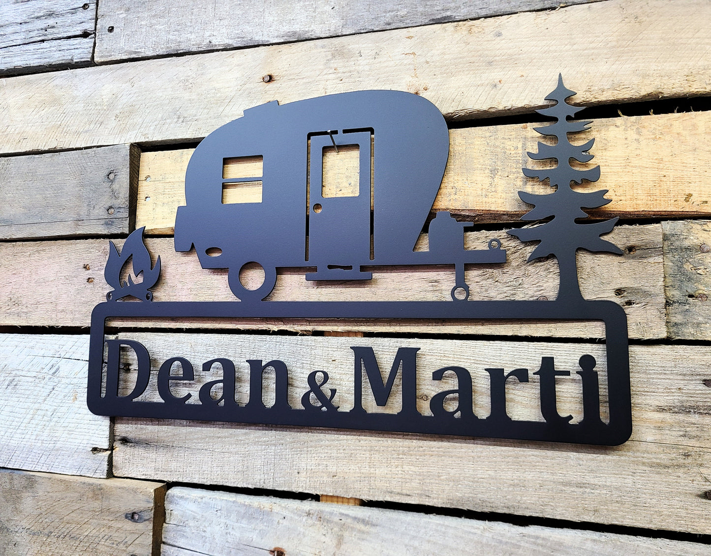Camper Nameplate Monogram