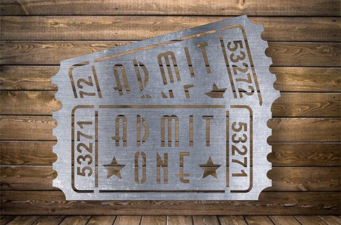 Admit One Double Movie Ticket