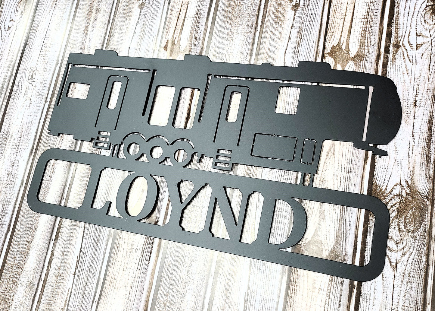 Fifth Wheel RV Toy Hauler Monogram