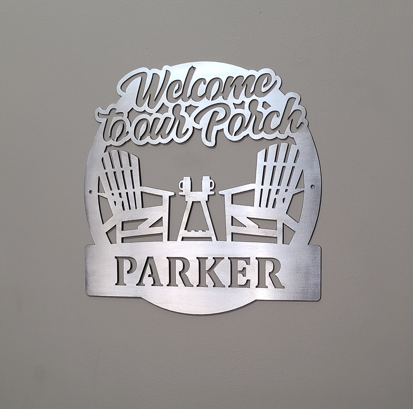 Welcome to Our Porch Monogram