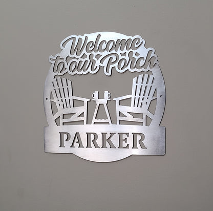 Welcome to Our Porch Monogram