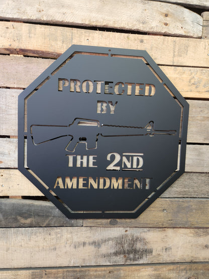 Protected by the 2nd Amendment AR