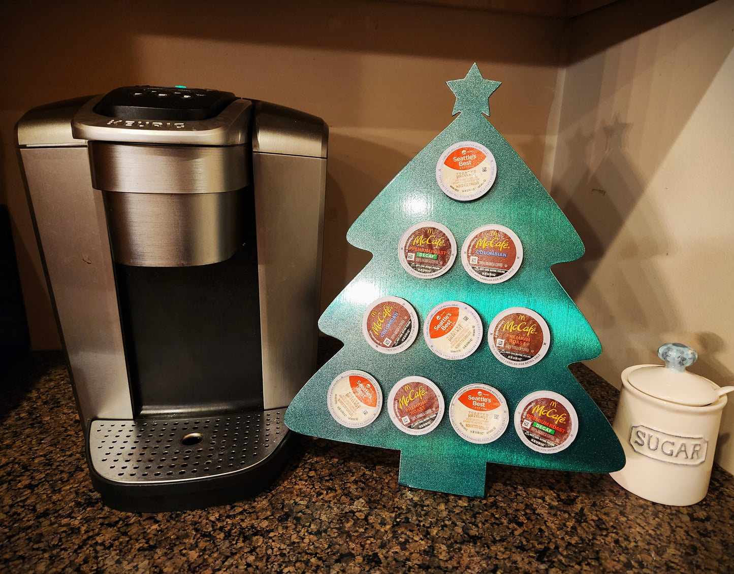 Christmas Tree Shaped K-Cup Pod Coffee Holder