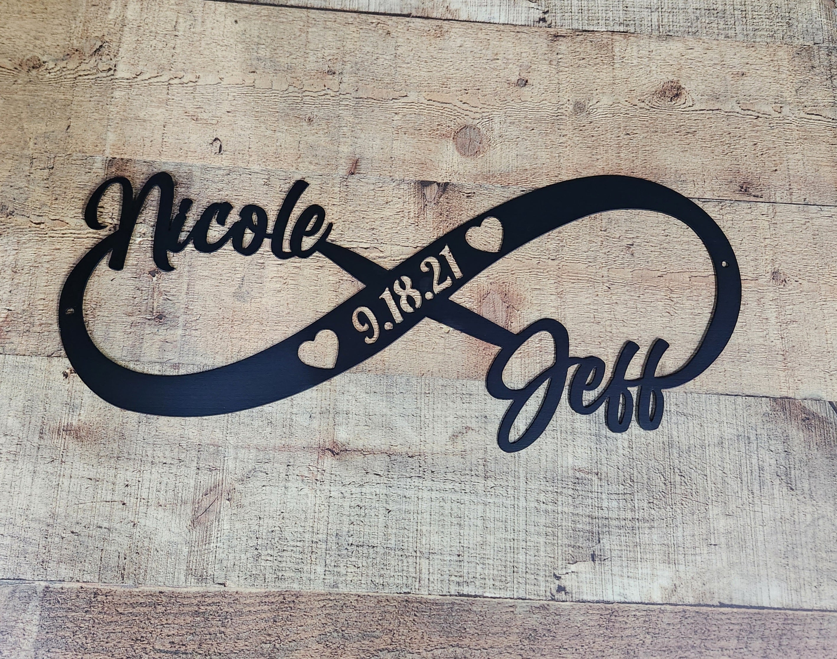 Infinity Sign Custom Infinity Symbol Personalized – Elite Metal Design LLC