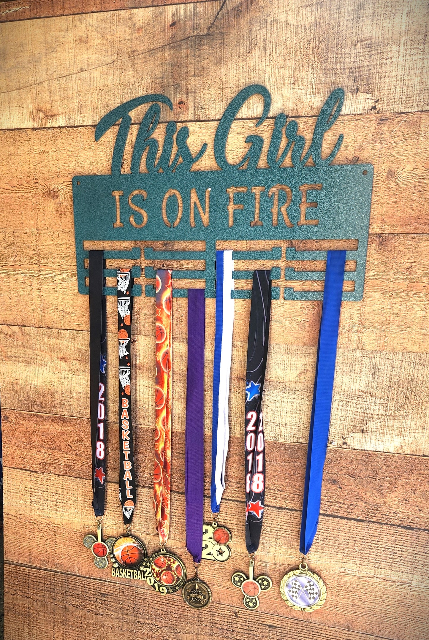 This Girl Is On Fire Medal Hanger