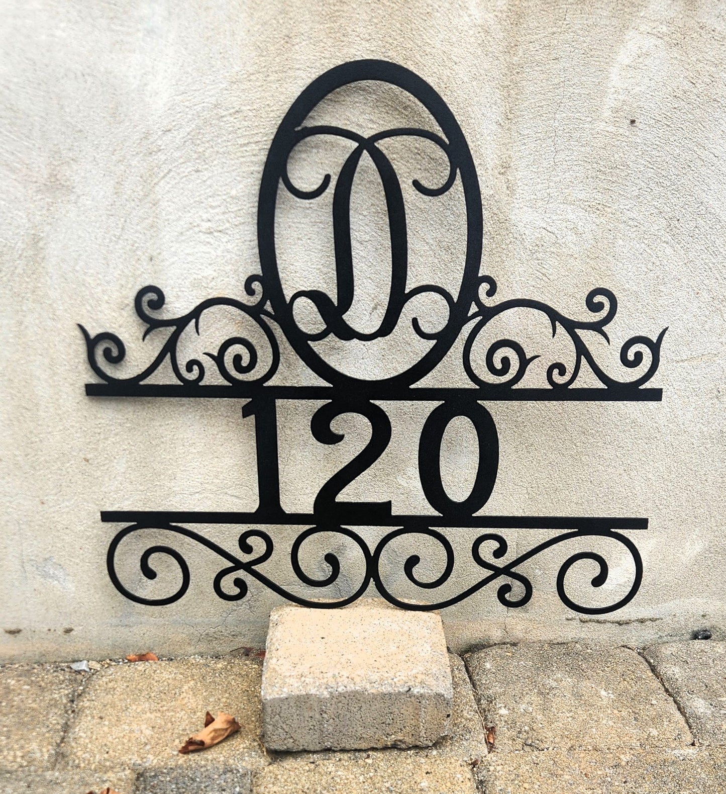 Split Scroll Monogram