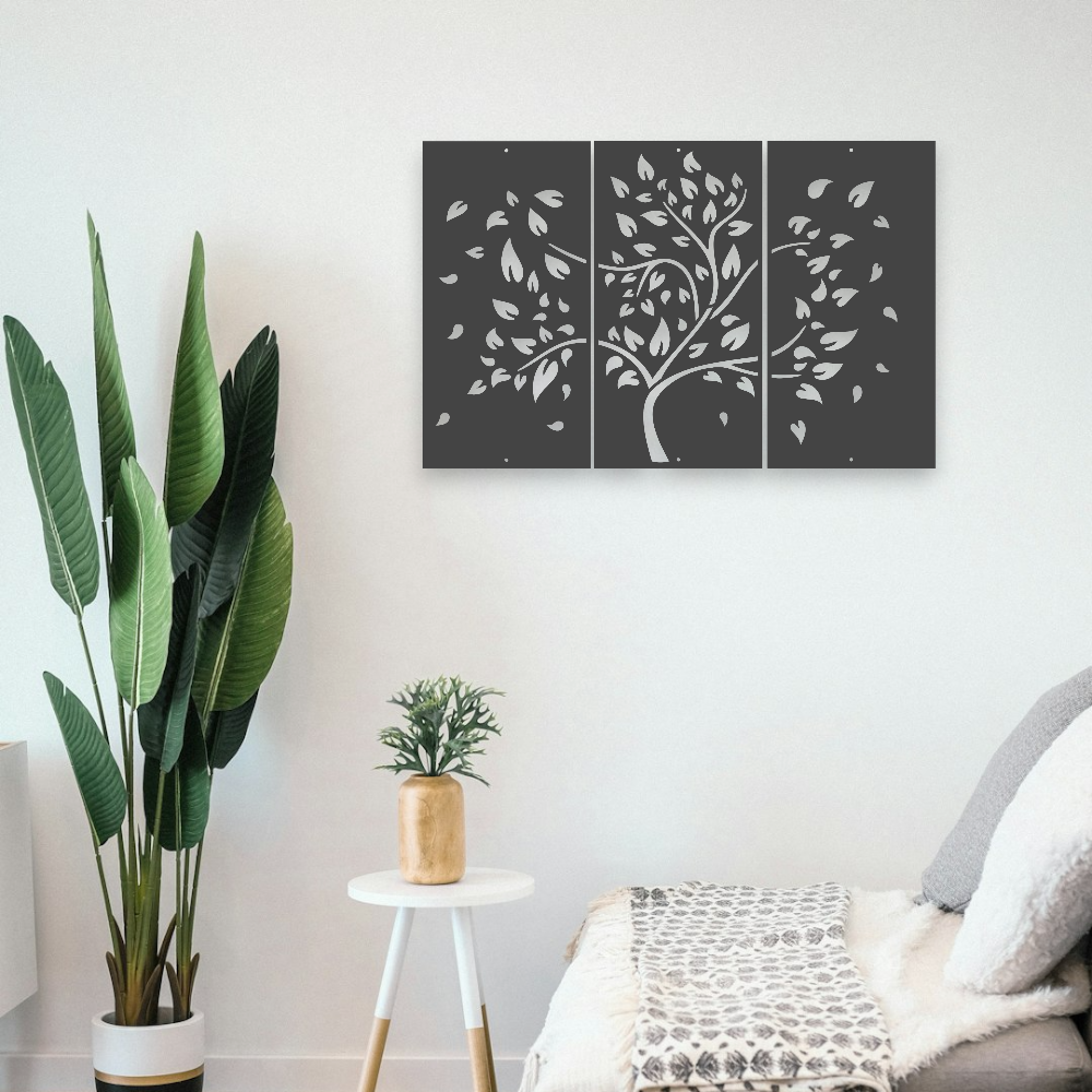Tree Base Panel Tree Panels - Set of 3 – Elite Metal Design LLC