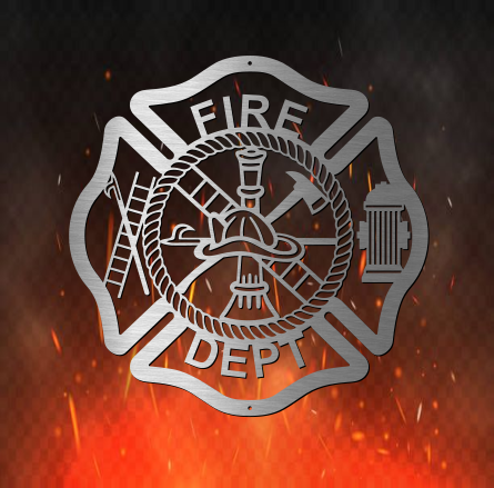 Firefighter fireman maltese cross
