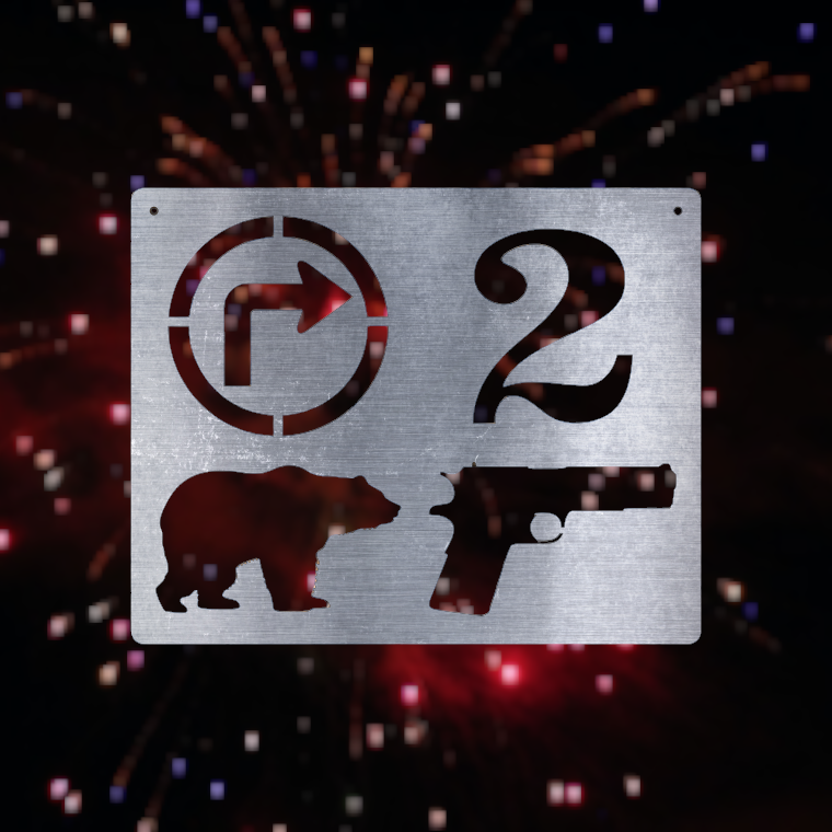Right 2 bear arms sign
