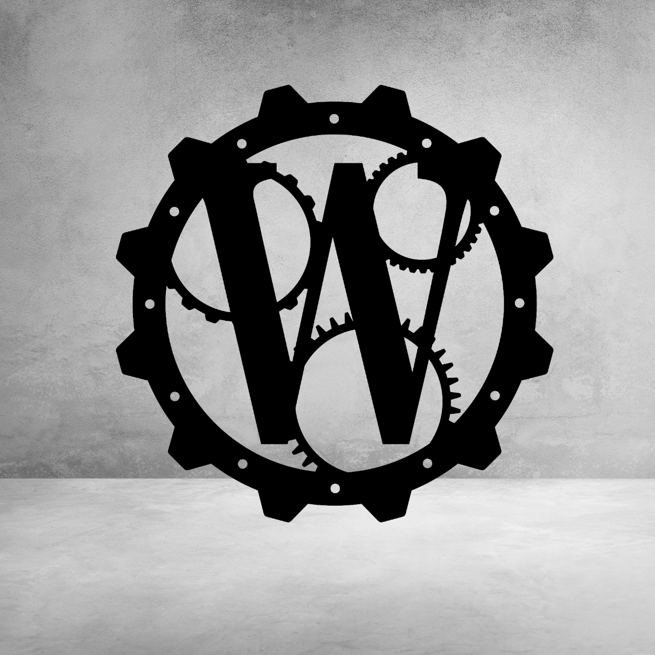 Strunk Monogram Steampunk Letter Monogram – Elite Metal Design LLC