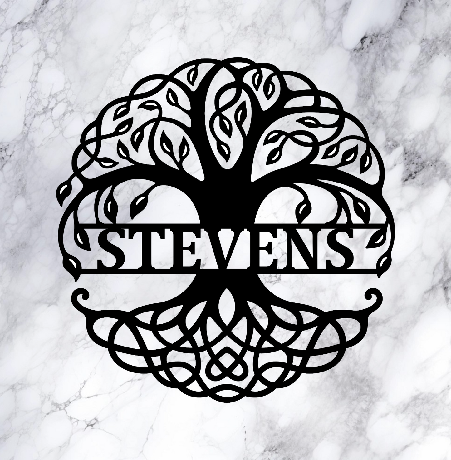 Celtic Tree Monogram