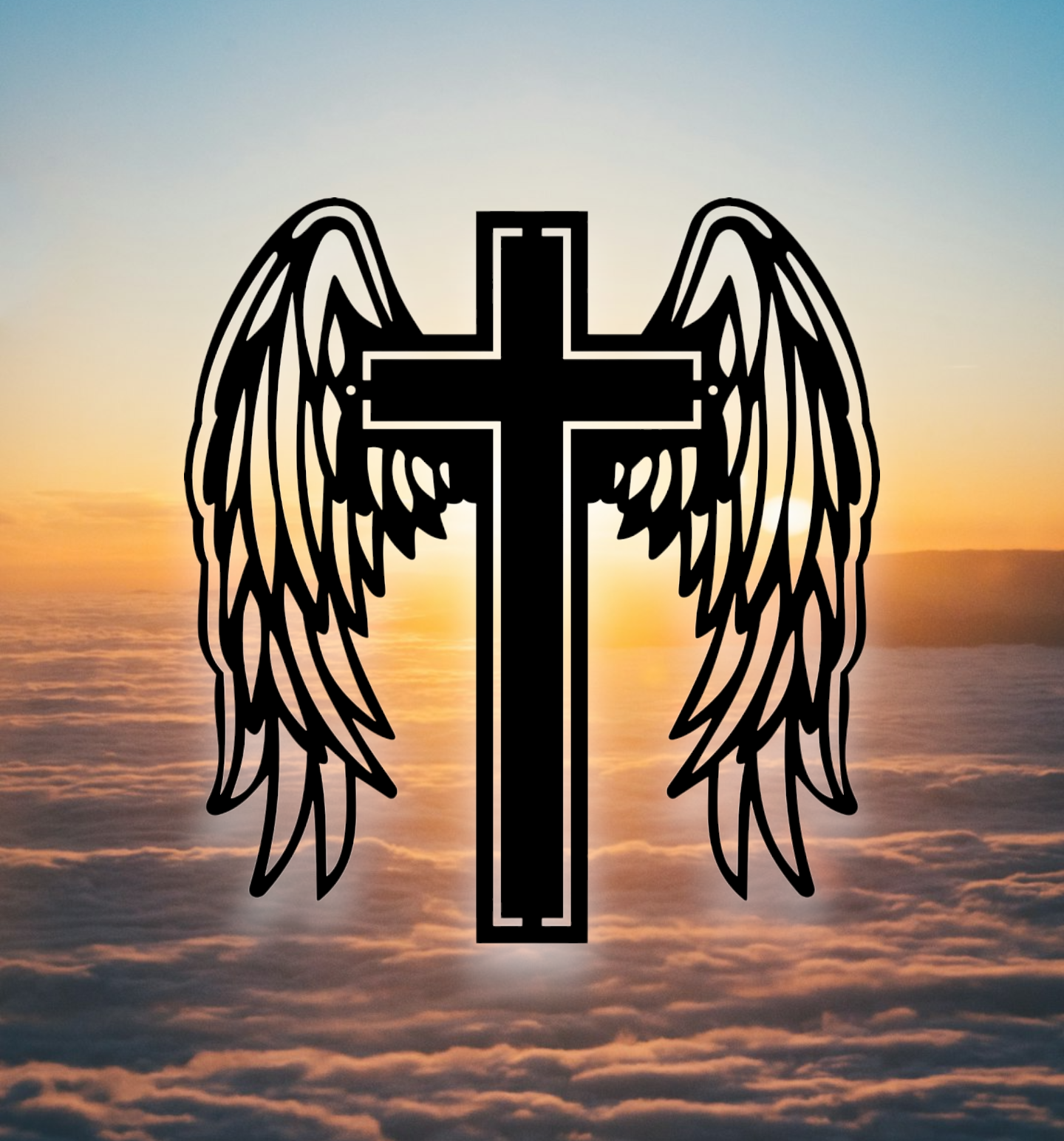 Cross with Wings