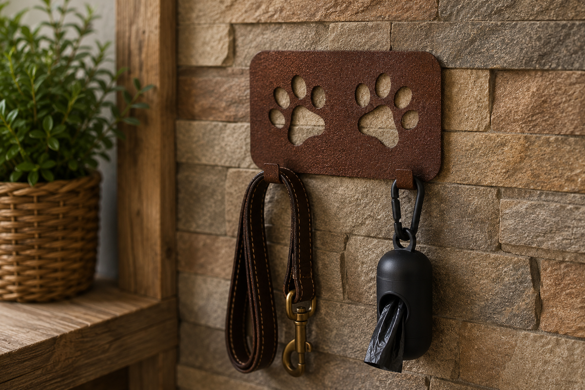 Paw Prints Leash Hook
