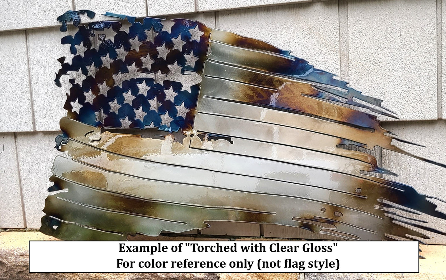 Tattered Flag - In God We Trust